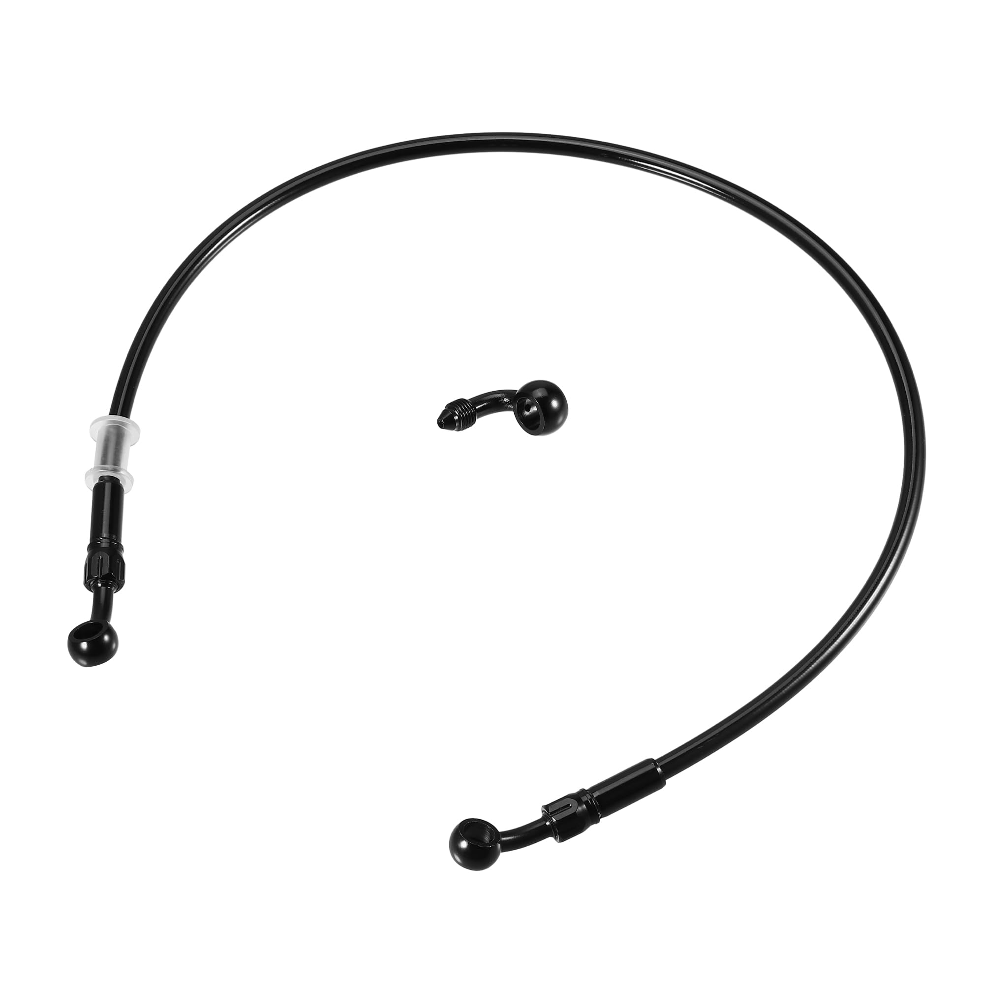 

Hihaha Brake Hose for Motorcycles, Hydraulic Brake Line, Hose, Pipe Fittings, ATVs, Motorcycles, 70cm чорний