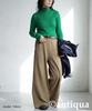 Antiqua Georgette One Size Women's Fleece-Lined Wide-Leg Pants, PY-00820, 08, Beige,