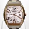 Used [In operation] Polished Seiko SEIKO LUKIA women's watch radio solar good condition pink silver dial gold s2398