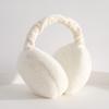 Women Earmuff Folding Plush Solid Color Thickened Soft Ear Protection Comfortable Autumn Winter Girls Ear Warmer for Everyday Life
