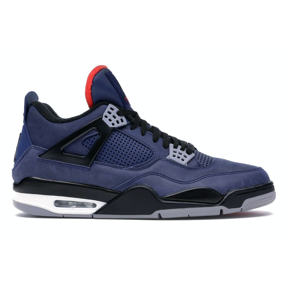 

Air Jordan 4 Retro Winter Loyal Blue Мужские кроссовки Белый Habanero-Красный Черный CQ9597-401