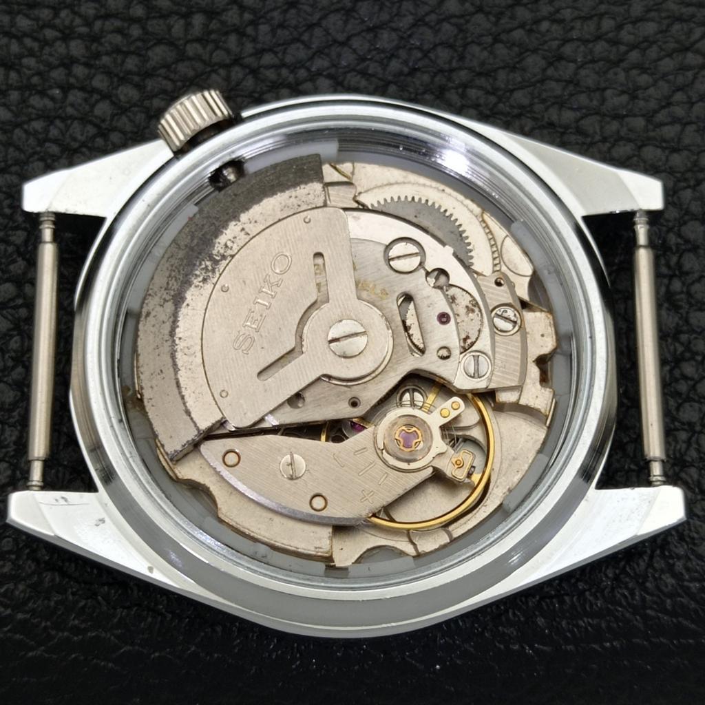 MENS VINTAGE REFURBISHED SEIKO 5 AUTOMATIC JAPAN WHITE DIAL WATCH A440411-4 Sk-a440411