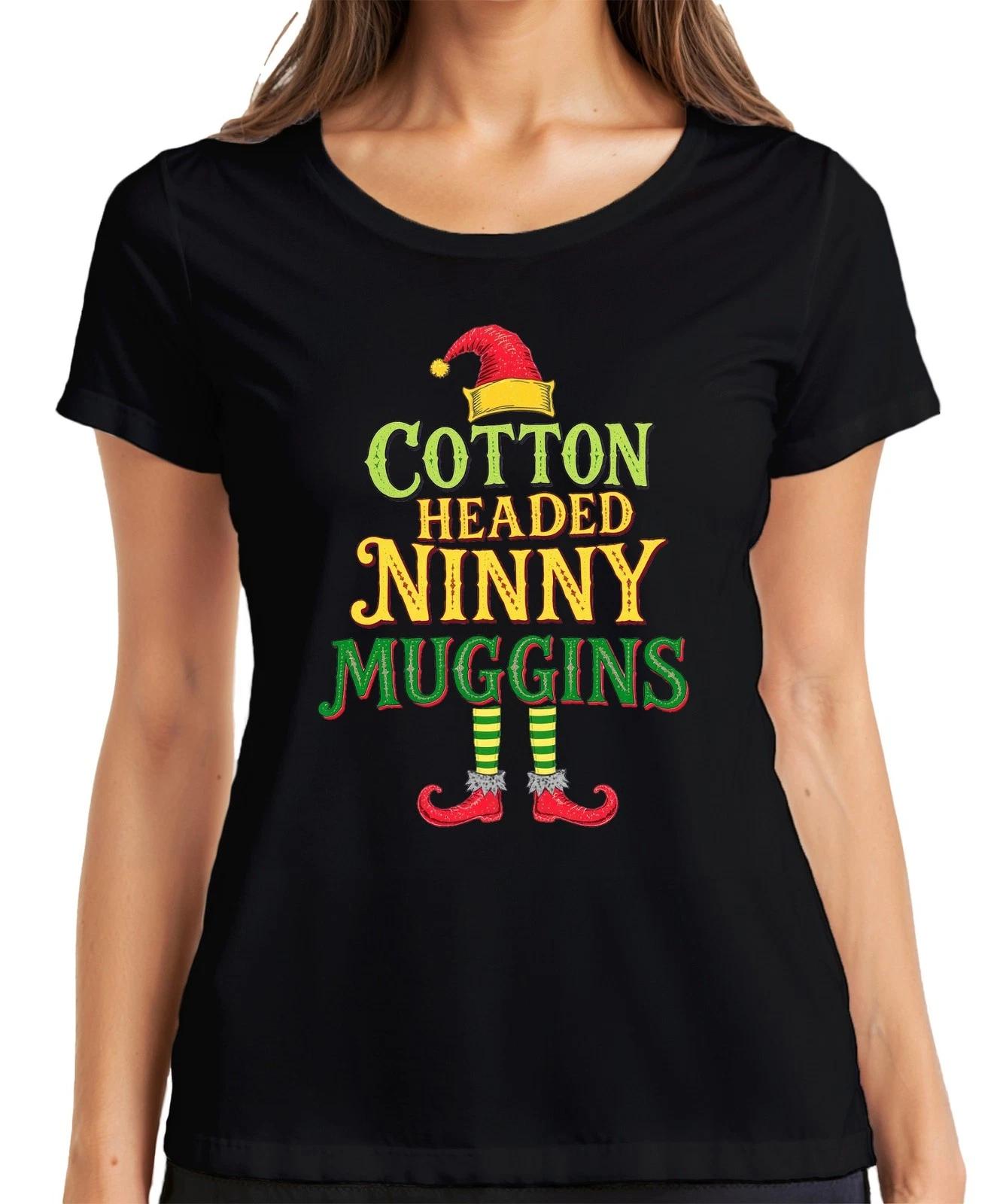 Cotton headed ninny muggins Weihnachtself Buddy der elf Weihnachten Damen T-Shir S