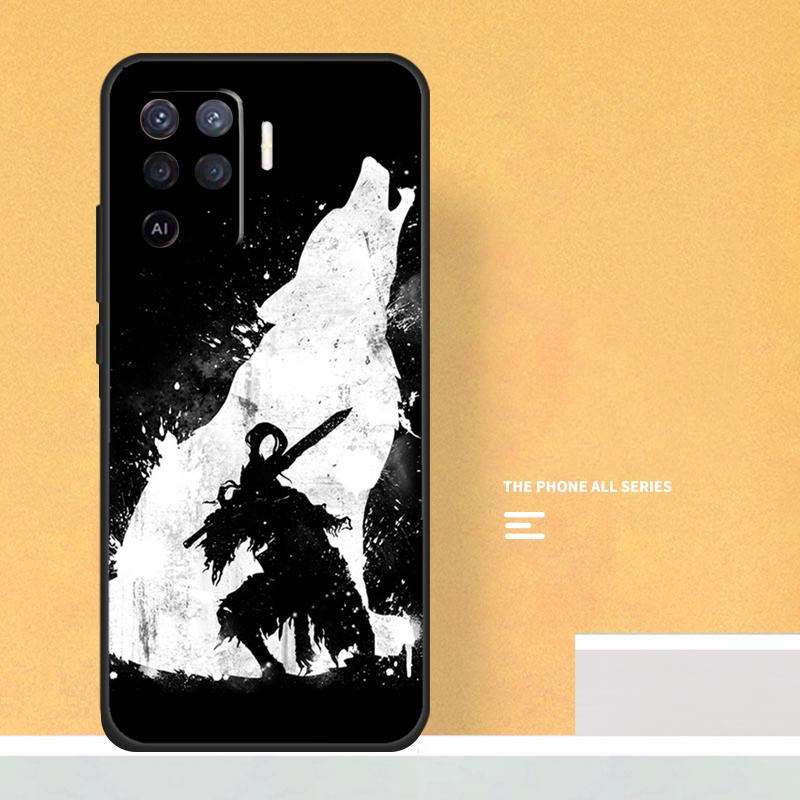 Animal Wolf Case For Oppo A40 A60 A80 A78 A98 A58 A38 A18 A54 A74 A94 A96 A76 A16 A15 A17 A57 A5 A6 Pro