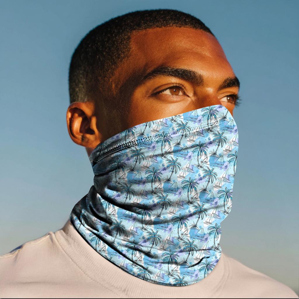 Outdoor Sunshade Cycling Mask Fishing Anti-ultraviolet Headscarf Sunscreen Neckband