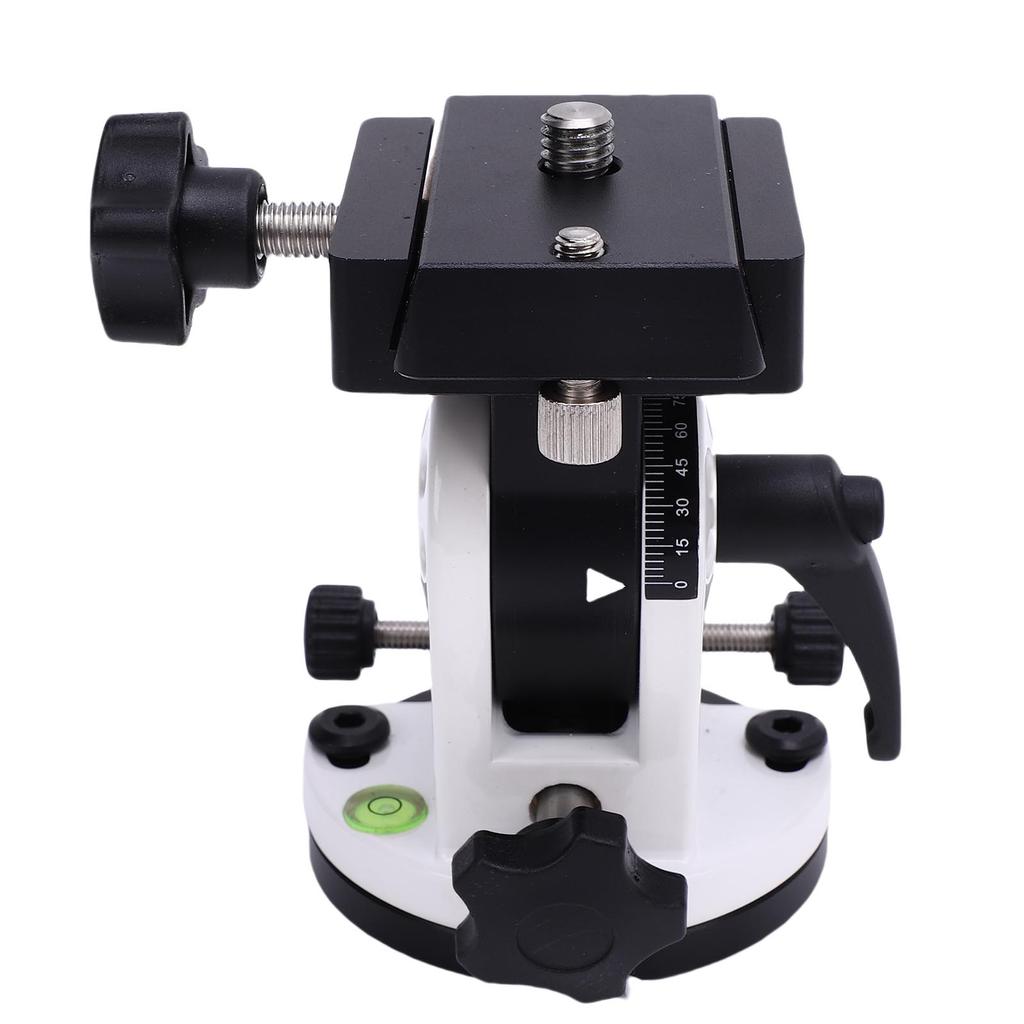 Latitude Adjustment Seat Aluminum 0 to 90 Degree Telescope Latitude Base Mount for Astronomical Telescope Accessories