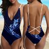 Hot Selling and Popular Women's Fashionable Butterfly Printed Camisole with Backless Swimsuit