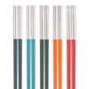 5Pair Alloy Non-slip Stainless Steel Long Chopsticks Home Hotel Restaurant  Portable Healthy Food Stick For Sushi Chopsticks