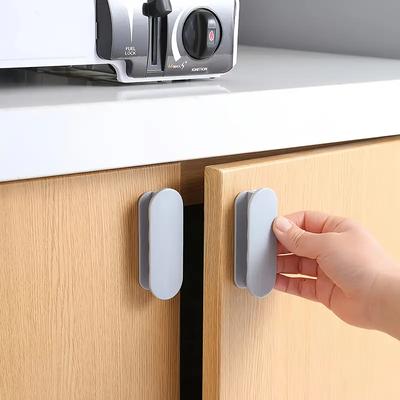 2ks Okenní skříňka Zásuvkové úchyty Samolepící dvířka Organizér úchytů do skříně Pasta Knoflík otevřených posuvných dveří Pomocné zařízení