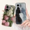 For Infinix Hot 50i 4G Case X6531 X6531B Cute Rabbit Cartoon Cover Soft Silicone Case For Infinix Smart 9 HD Smart9 X6532 Fundas
