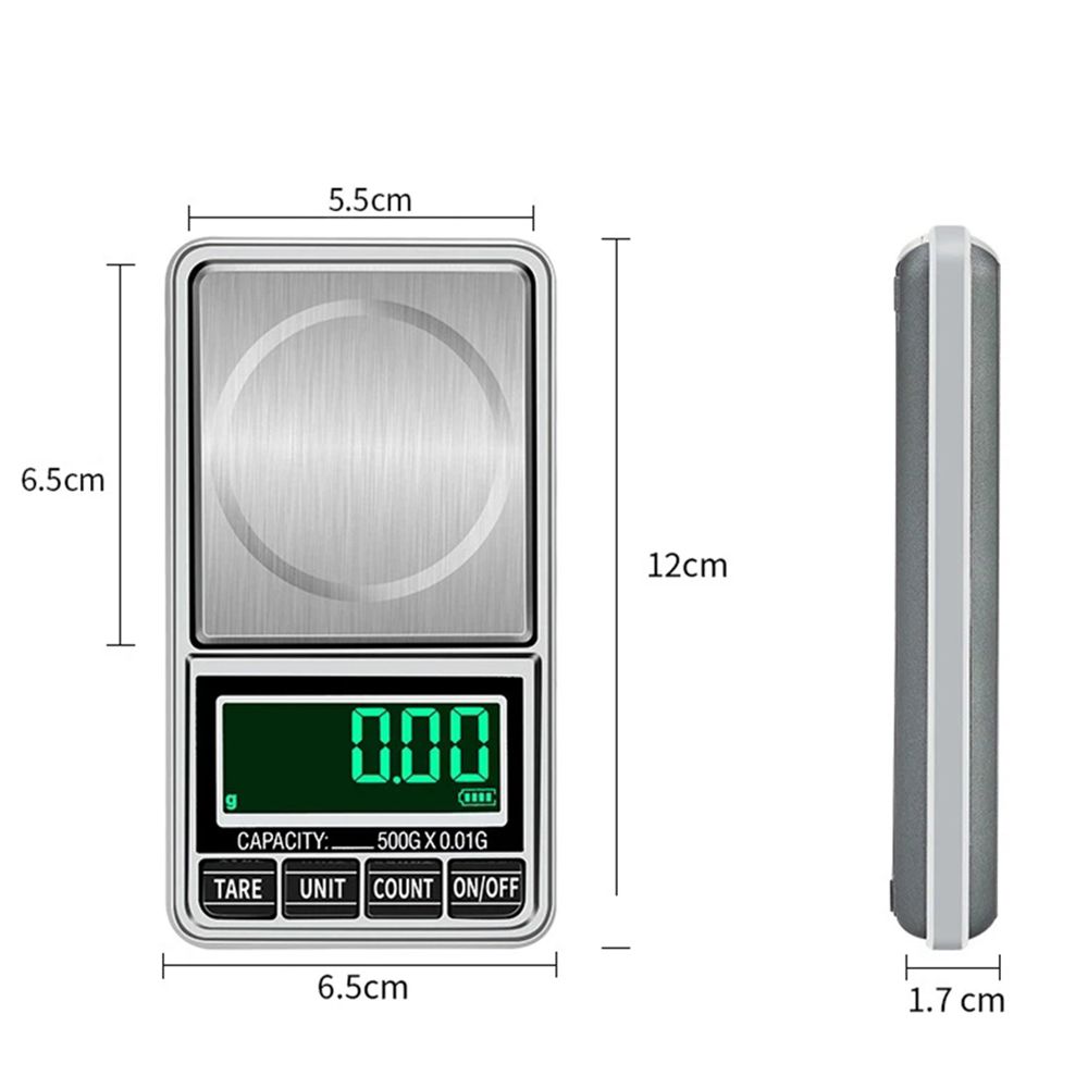 Professional Mini Pocket for Gold Bijoux Sterling jewelry weight Digital Scales LCD Display Balance Gram Scale Electronic Scale