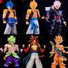 Dragon Ball Super Saiyan 4 Große Bausatzfiguren: Goku, Vegeta, Gogeta, Broly