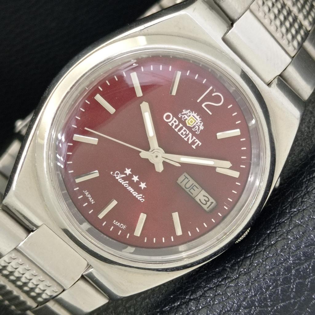 

АВТОМАТИЧЕСКИЕ ОРИГИНАЛЬНЫЕ ВИНТАЖНЫЕ ЧАСЫ ORIENT 46941 ЯПОНИЯ МУЖСКИЕ КРАСНЫЙ ЦВЕТ ЦИФЕРБЛАТА a500363-2 R151b-a500363