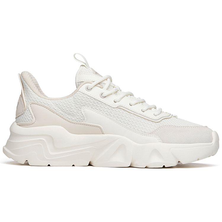 Anta Versatile Sports Casual Shoes Low Top Men Sneakers White Gray 912218823-1