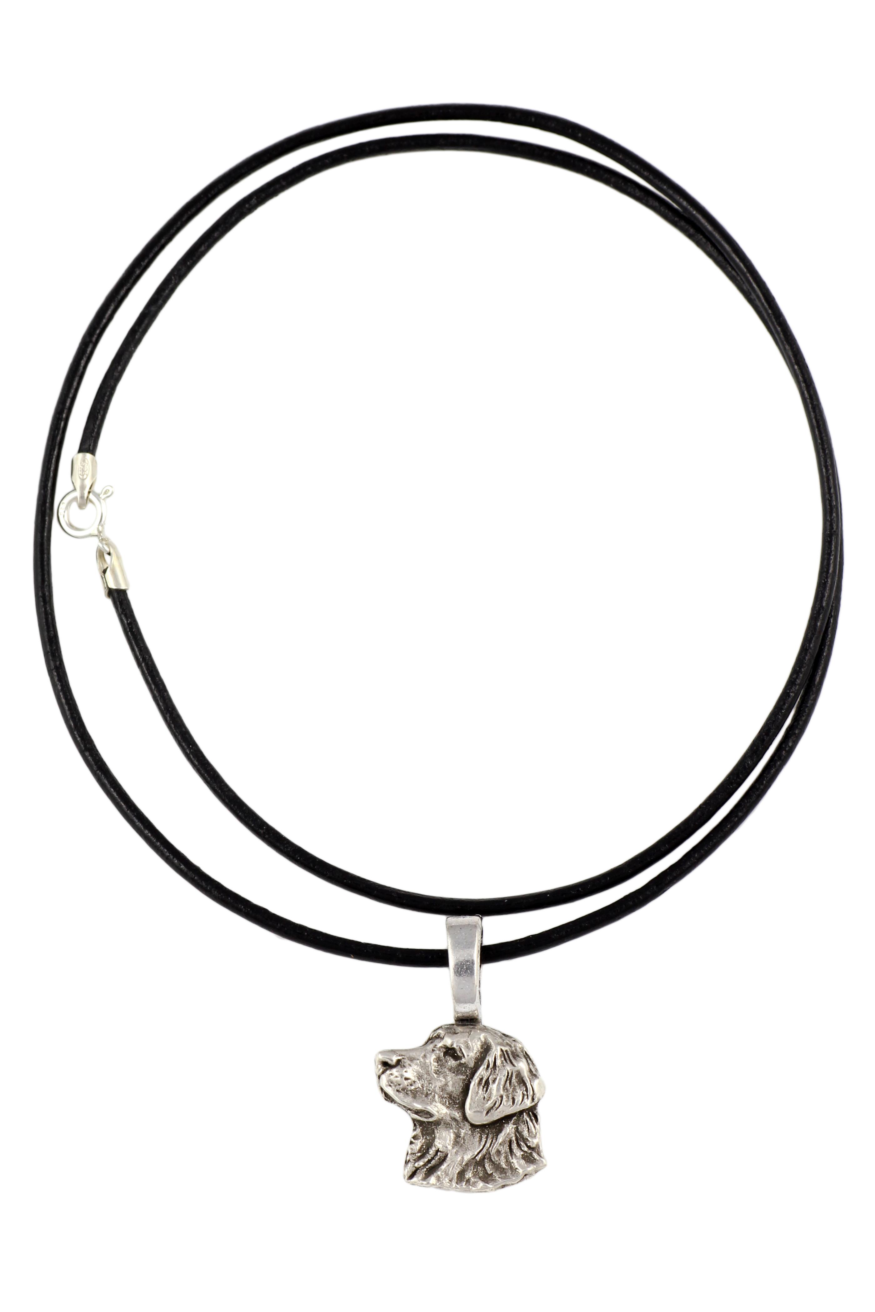 

Golden Retriever I - Dog necklace, silver-plated pendant for the dog lover, subtle jewellery by Art-Dog срібний