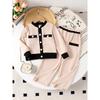 Autumn and Winter New Style Toddler Apricot Long Sleeve Top + Long Pants Two-Piece Set