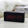 Desktop Simple Small Alarm Clock LED Clock Alarm Clock Sound Alarm Electronic Display Temperature Display Room Decoration Accessories