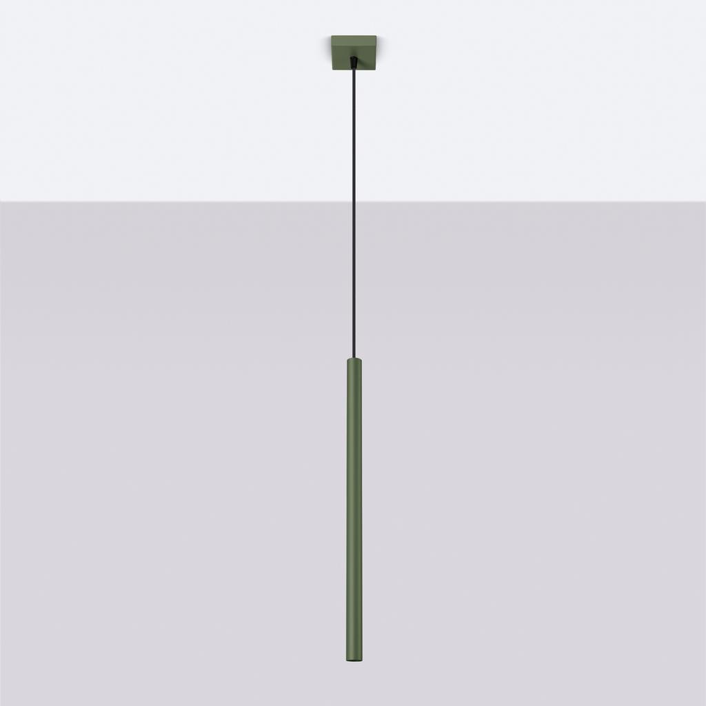 Lampa Wisząca Nox 1 G9 Zielony Oliwkowy Lumilo 15.315.18