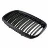 For BMW X5 E70 X6 E71 2007-2013 ABS Car Grille Front Kidney Grill Double Line Matte Black 51137157687 51137157688 51137185223