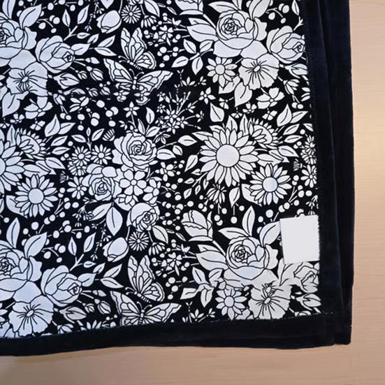 DIY Fargeleggingspledd 50" x 60" Sofapledd Vaskbart Fargelegg Ditt Eget Pledd Kunstprosjekt for Hjemmeinnredning Feriegaver Festaktivitet