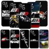 Initial D Car Phone Case Cover for iPhone 17 16 15 14 13 12 11 Pro Max 17 Air Plus Shockproof Soft TPU Shell Fundas Capas Coque