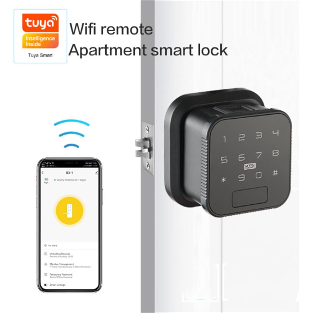 WIFI Fingerprint Lock Smart Electronic Door Lock Finger Print Password IC Card