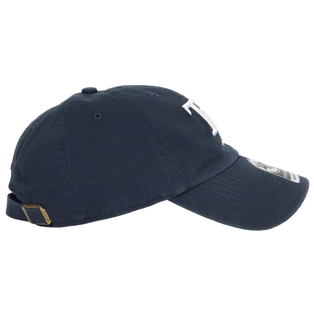47 Cap Men's Women's Major League MLB Logo Hat Cleanup Brand Low Cap Unisex Tampa Bay Rays Navy Free Size B-RGW30GWS-HM