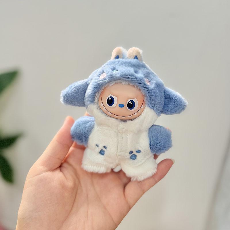 Vinyl Face Plush Blind Box Doll Clothes Dinosaur Shark Small Fragrant Wind Small Nose Ga Baby Clothes