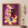 Diamond Painting Kit Unframed, Tangled Characters, Classic Style Home Decor Craft, Perfect Gift Idea
