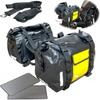 Waterproof Motorcycle Side Bags of with Reinforced Bottom Waterproof Engine Guard Motorcycle Side Shoulder Bags with Large Motorcycle Riding Tools and