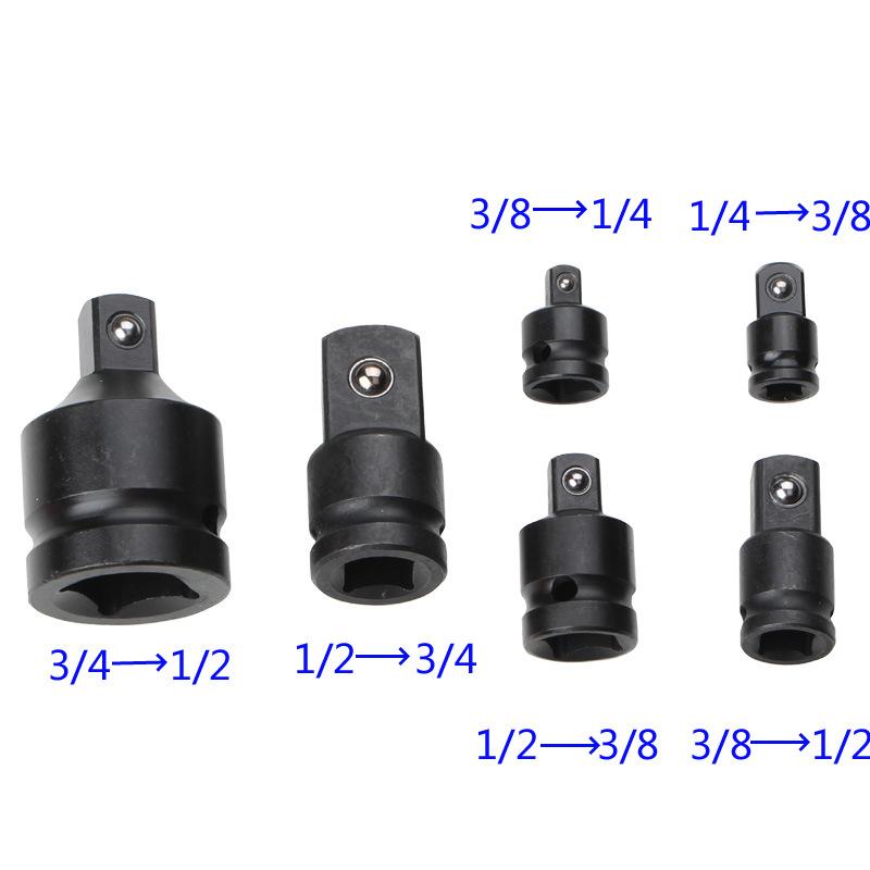 Socket Convertor Adaptor Reducer Set 1/2 To 3/8 3/8 To 1/4 3/4 To 1/2 Impact Socket Adaptor for Car Bicycle Garage Repair Tool