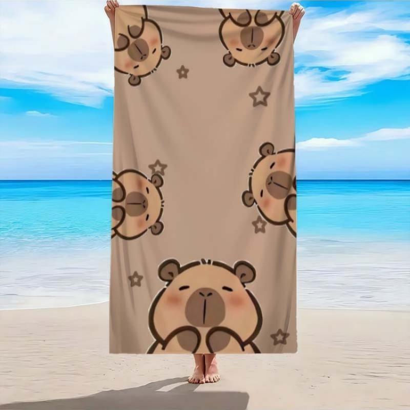 

Cartoon Bear Wallpaper Beach Towel | Ultra-Absorbent, Quick-Dry, Comfortable & Practical, Ideal for Beach, Bathroom Additions W30*H60(CM)