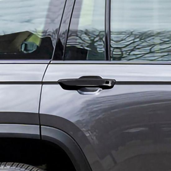 Car Door Handle Trim Cover For Jeep Grand Cherokee 22-24 Accessories Gloss Black