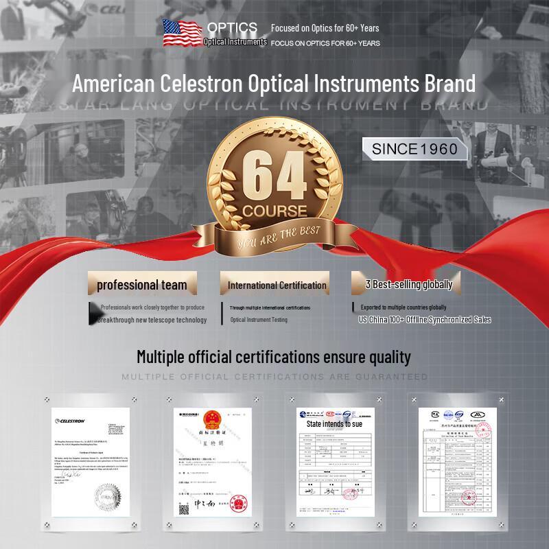 Celestron 605AZ Vysoko výkonný astronomický ďalekohľad