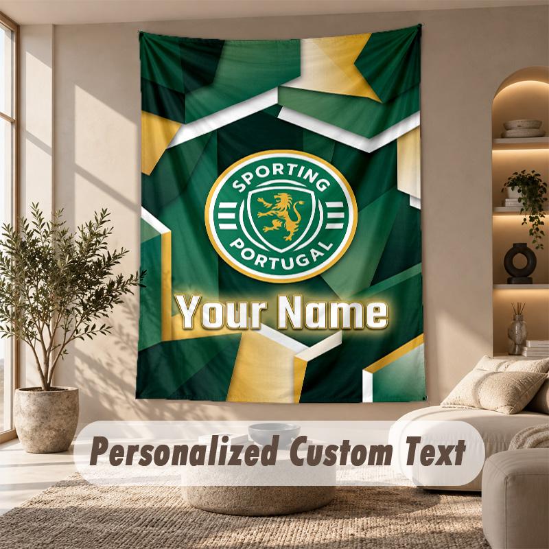 Tapestry Custom Name Text, Wall Hanging Tapestry Home Room DecorSporting CP