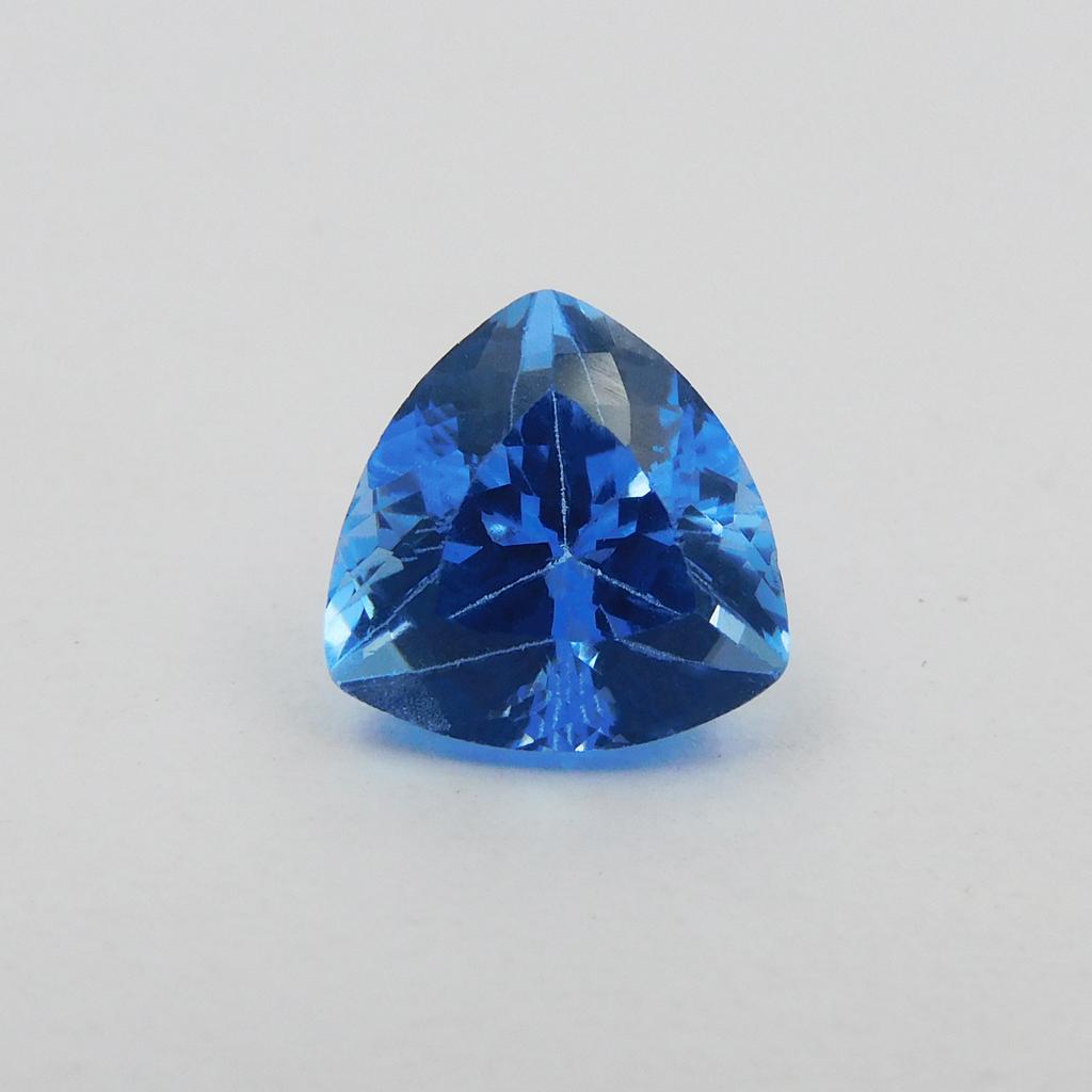 Natural Blue Sapphire Loose Gemstone Trillion Cut 4.45 Ct September Birthstone for Gem Collections