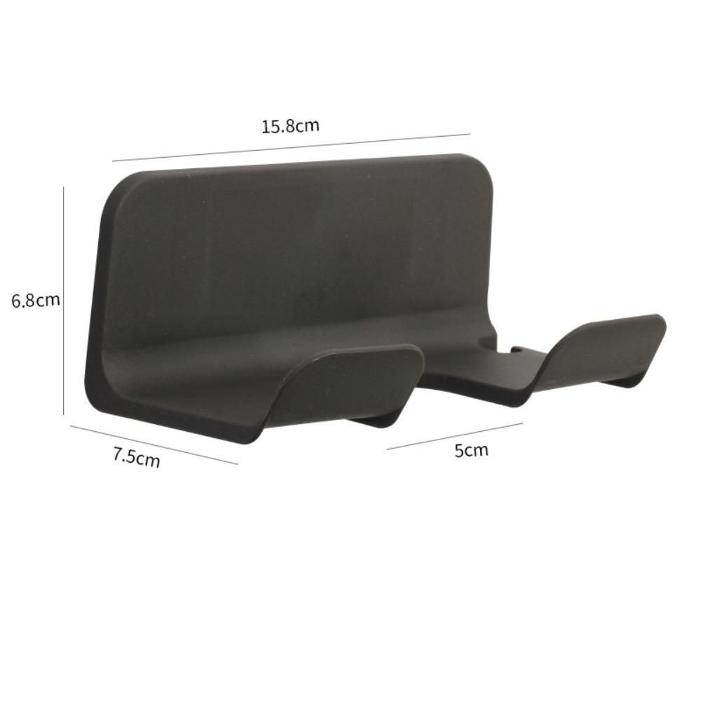 New Wall Mounted Hair Dryer Holder Self-adhesive Non Perforated Hair Dryer Rack Universal Bathroom Storage Rack