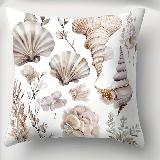 

Ocean, shell, conch pillowcaseSuitable for sofa car bedroom decorative cushion cover pillow cover 16x16Inch