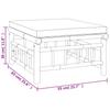 12 Piece Garden Lounge Set with Dark Grey Cushions Bamboo