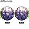 Acrylic Purple Lupine Flower Suncatcher Stained Glass Effect Window Hanging Ornament Nature Lover Gifts
