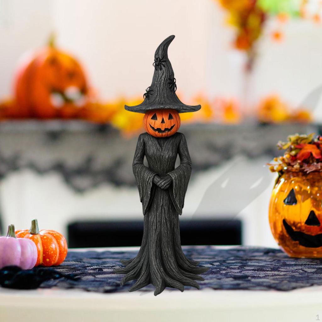 Halloween Resin Witch Statue Home Decoration for Party Supplies Bedroom