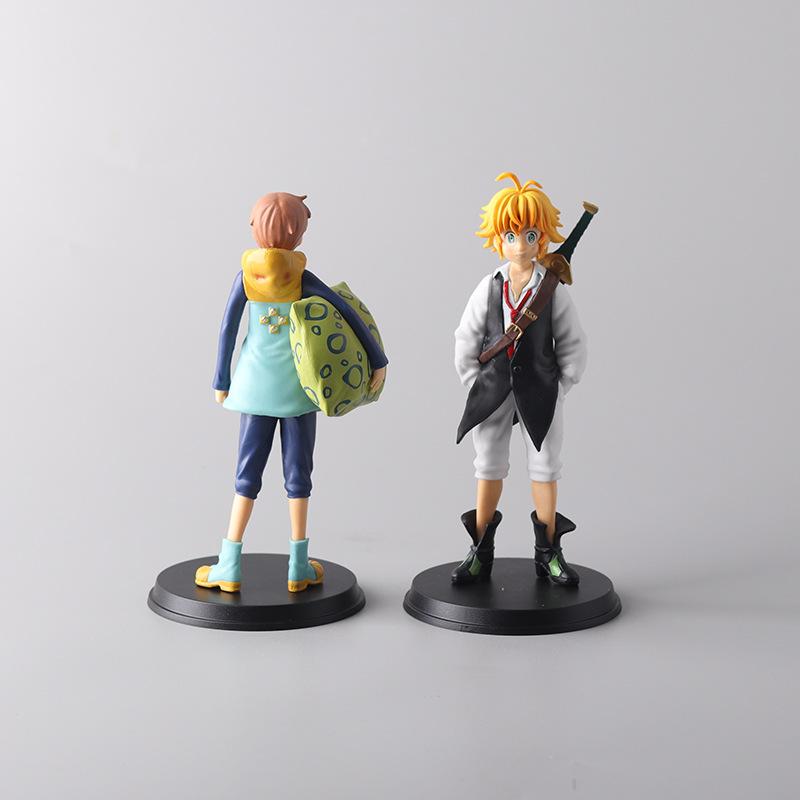Hot Anime Meliodas King Model Character Doll Pillow Poses Carrying Sword Action Figure PVC Action Model Collection Gift