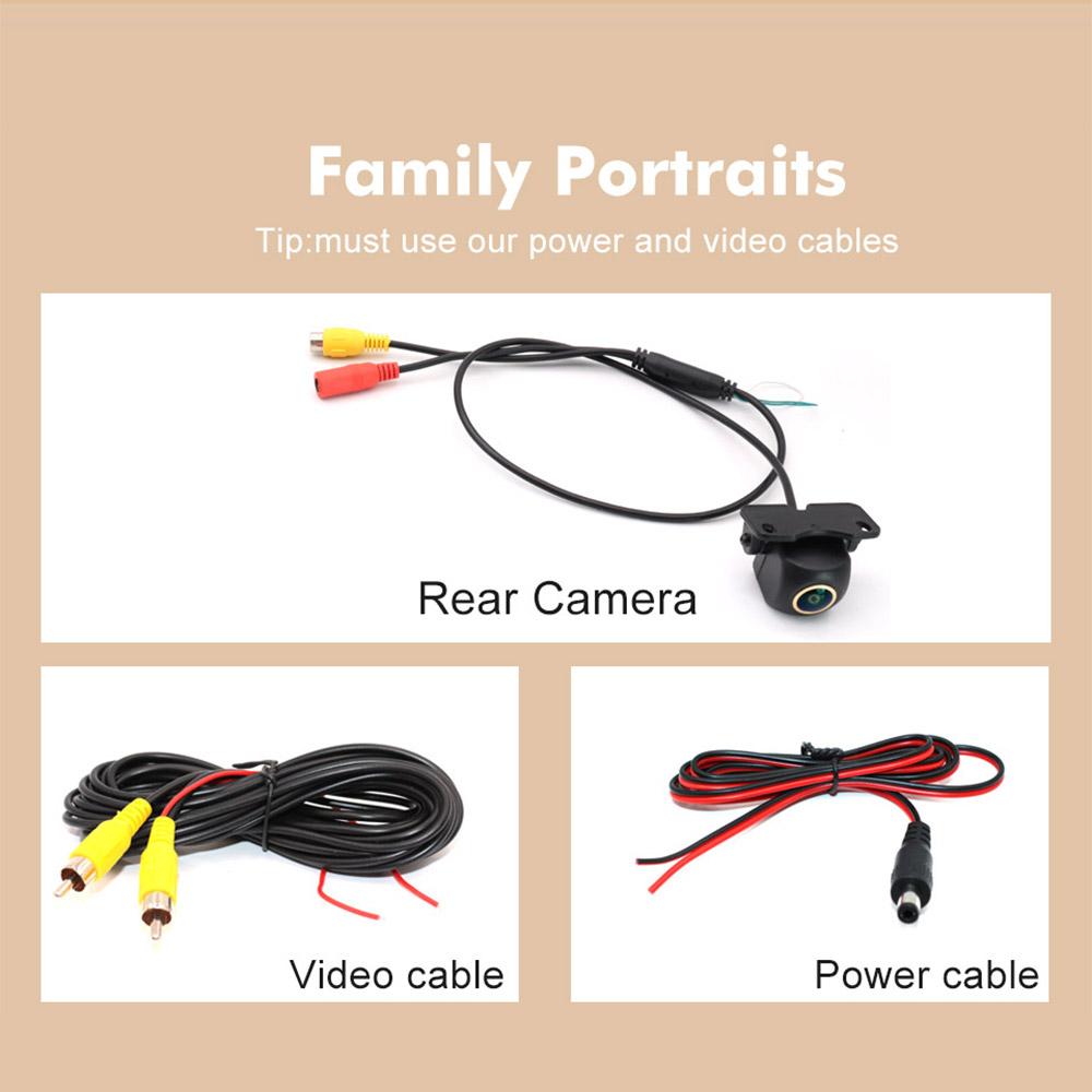SMARTOUR 1920x1080P 720P Car Rear View Camera Fisheye Lens 4K Full HD CCD AHD Night Vision Vehicle Reversing Front Cameras