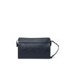 Unisex Clutch with BLACK KINGSMen's & Women's Bag/Pouch Fleur-de-lis Monogram, Compact, PVC, Water-Repellent