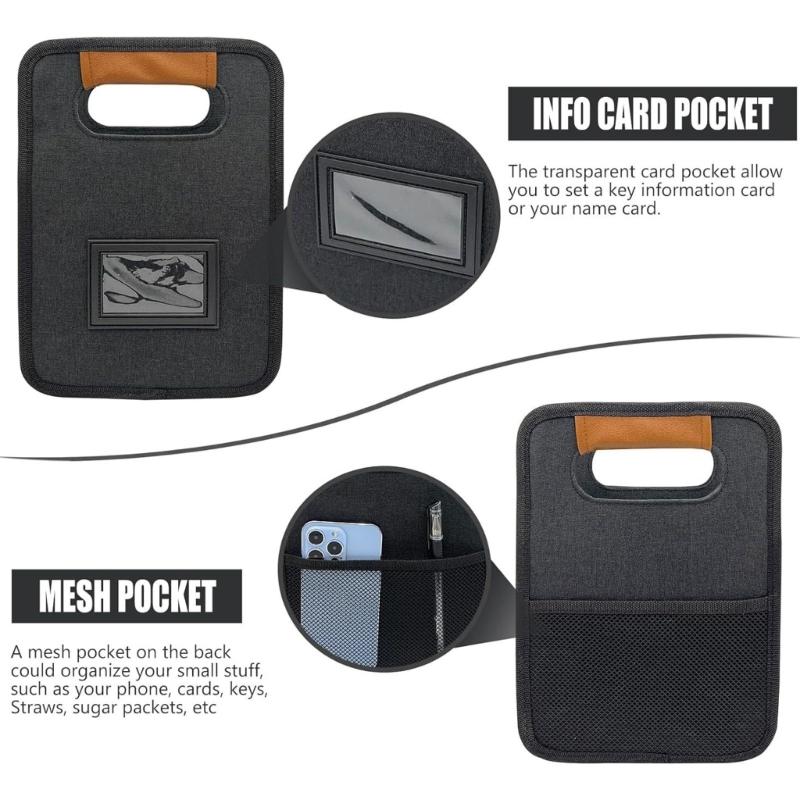 4 Cup Drink Carriers Holders With Handle Insulated Compartments And Foldable Frame For Commuting Beach Trip Outdoor