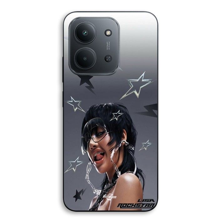 Coque de téléphone - MANIACASE - Xiaomi Redmi 15C 5G - Silicone TPU - Noir - Rockstar Lisa Blackpink schwarz