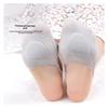 Summer Invisible Suspenders Ice Stockings Women's High Heels Anti-wear Feet Padded Solid Color Light Mouth Invisible Socks