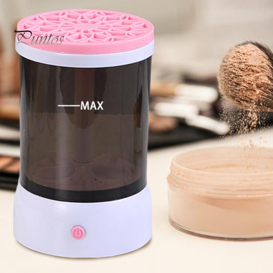 

Электрический очиститель кистей для макияжа Type-C Перезаряжаемый Многофункциональный Автоматический автомат для очистки косметических кистей Сушилка для кистей Контейнер для инструментов для мытья Charging хаки