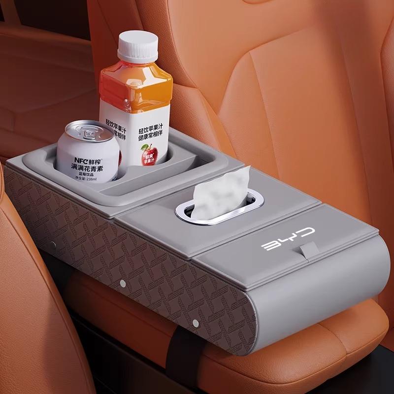 For BYD Dolphin Song L DM-i Qin Plus Car Armrest Box Heightening Pad Multifunctional Storage Box Interior Accessories