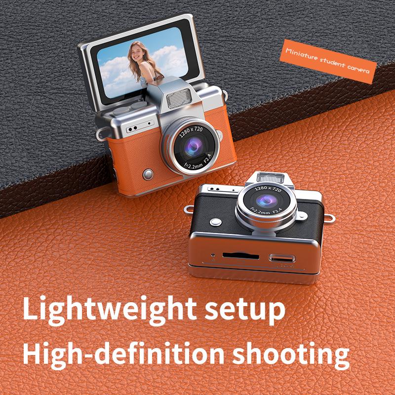 LX-027 Portable 1080P Retro Camera with Flip Screen for Outdoor Sports & Travel